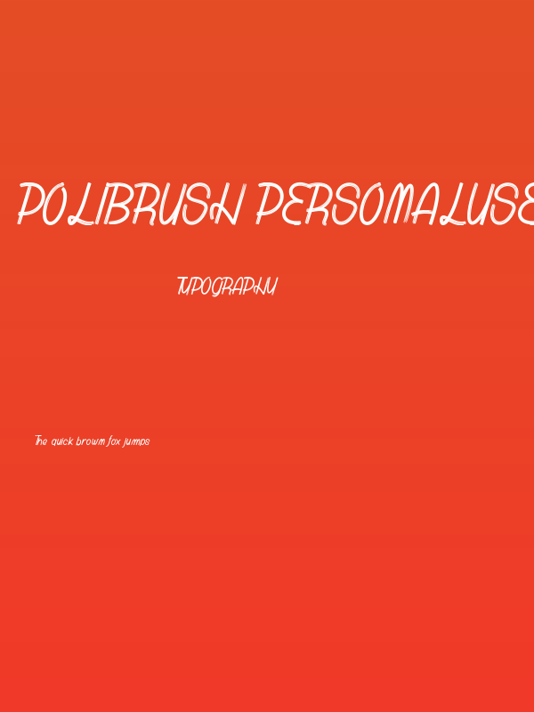 Polibrush_PersonalUseOnly Poster