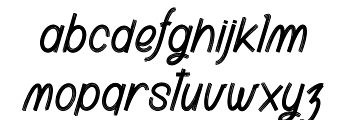 Polibrush_PersonalUseOnly Font LOWERCASE