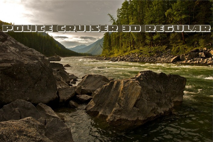 Police Cruiser 3D Regular Example 3