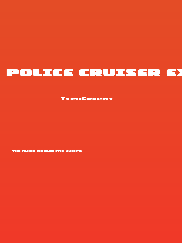 Police Cruiser Expanded Poster