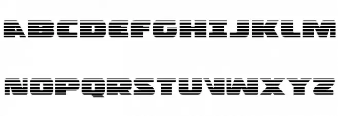 Police Cruiser Gradient Regular Polices MAJUSCULES