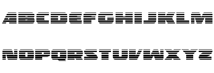 Police Cruiser Gradient Regular Font LOWERCASE