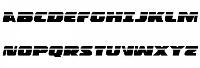 Police Cruiser Laser Italic Schriftart Groß