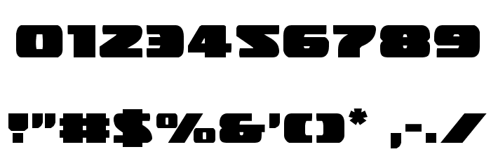 Police Cruiser Regular Font OTHER CHARS