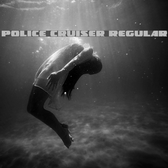 Police Cruiser Regular Font examples