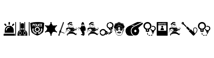 Police Department  Frei Schriftart Herunterladen