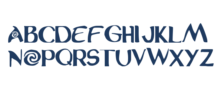 Police Vaiana Uppercase