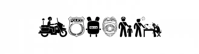 Police  Frei Schriftart Herunterladen