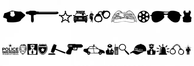 Police Font OTHER CHARS