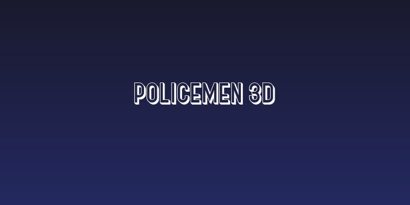Policemen 3D Social Header