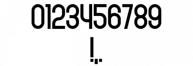 Policemen Black Font OTHER CHARS