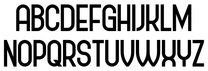 Policemen Black Font LOWERCASE