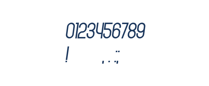 Policemen Italic Other Characters