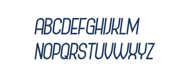 Policemen Italic Lowercase