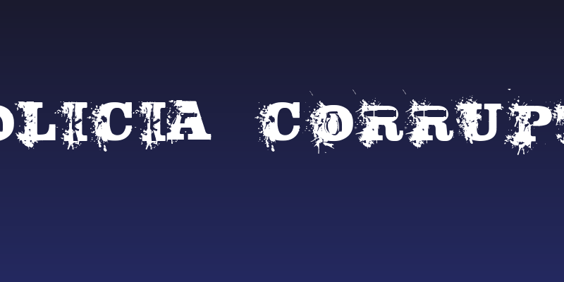 Policia Corrupta Social Header