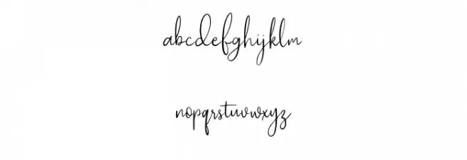 Poliesster Free Schriftart Kleinbuchstaben
