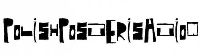 Polish Posterisation  font caratteri gratis