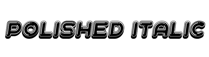 Polished Italic  font caratteri gratis