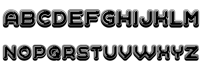 Polished Regular Font LOWERCASE