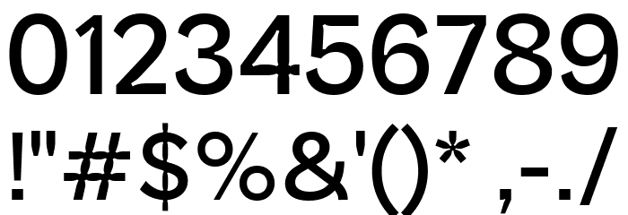PoliteType Regular Font OTHER CHARS
