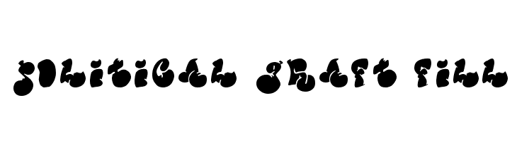 Political Graft Fill Font