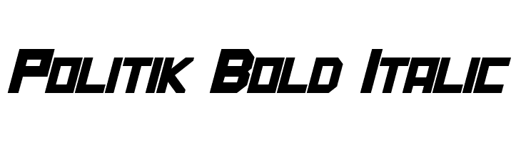 Politik Bold Italic  Скачать бесплатные шрифты