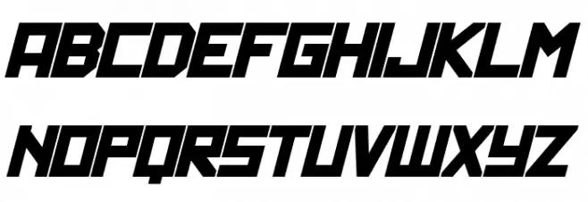 Politik Bold Italic フォント 大文字