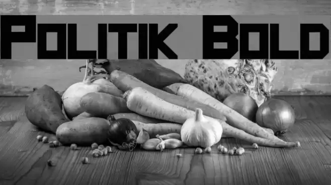 Politik Bold Polices examples