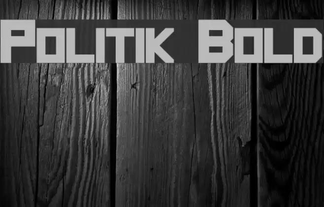 Politik Bold Polices examples