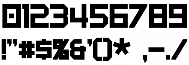 Politik Font OTHER CHARS