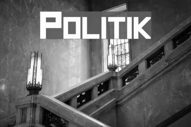 Politik Font examples