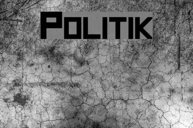 Politik Font examples