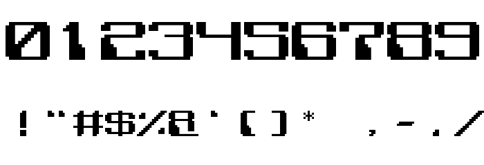 Polix Mono Regular Font OTHER CHARS