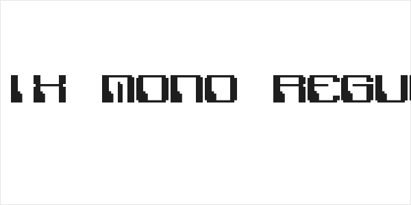 Polix Mono Regular Logo