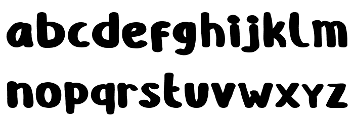 Polka B Font LOWERCASE