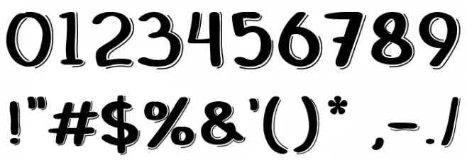 Polka Font OTHER CHARS