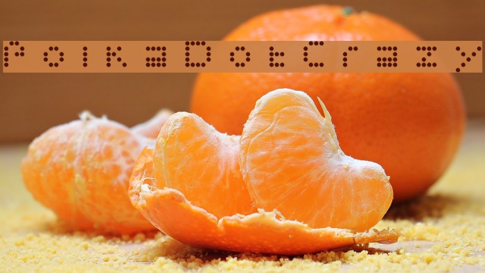 PolkaDotCrazy Font examples