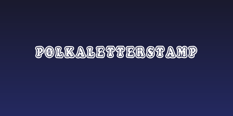 PolkaLetterStamp Social Header