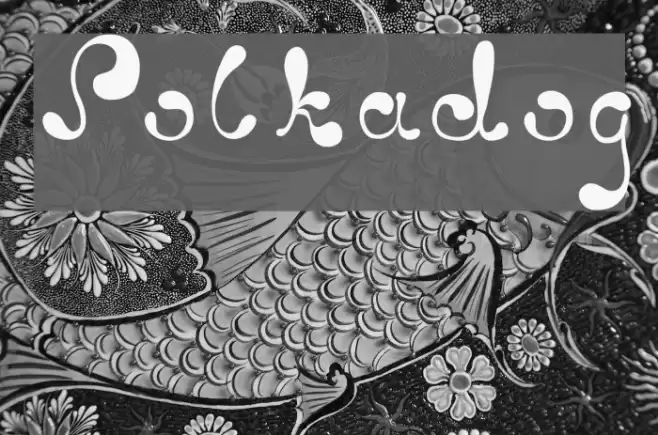 Polkadog Font examples
