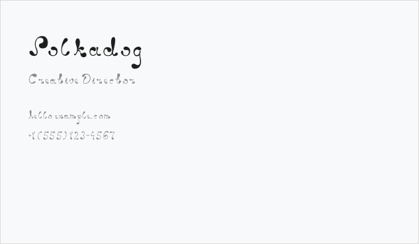 Polkadog Business Card