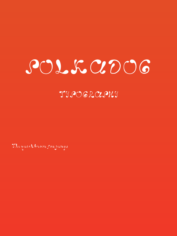 Polkadog Poster
