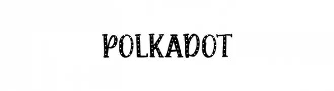Polkadot  フリーフォントのダウンロード