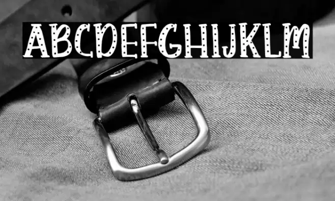 Polkadot Font examples