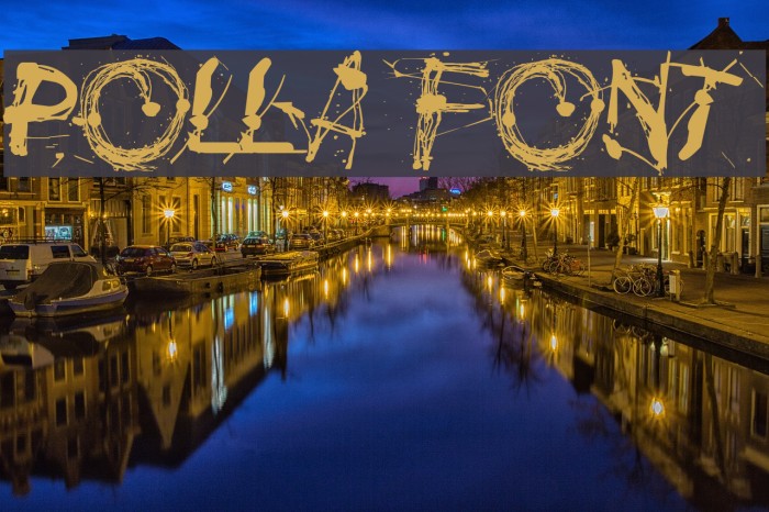 Polla Font examples