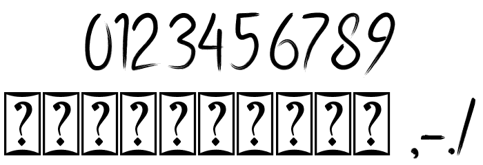 Pollaroid Font OTHER CHARS