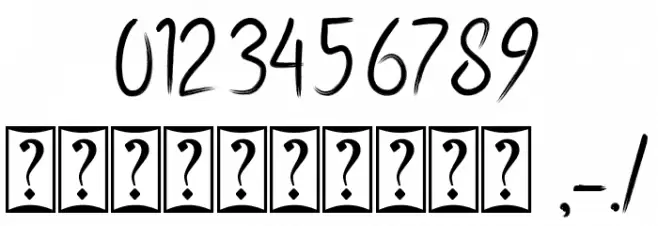 Pollaroid Font OTHER CHARS