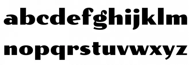 Poller One Font LOWERCASE