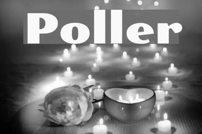 Poller Font examples