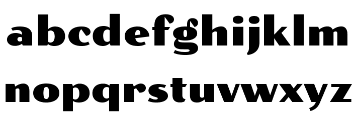 Poller Font LOWERCASE