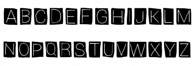Pollito Peligroso Schriftart Groß